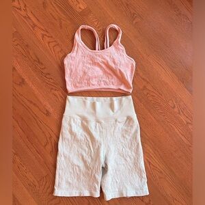 Aerie cotton candy retro flower set